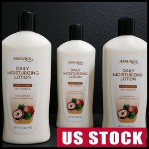 3 LOT Assured Moisturizing Cocoa Butter Lotion